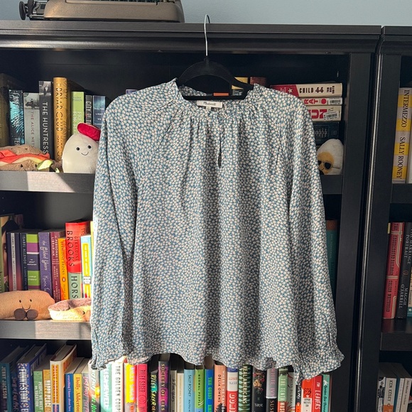 Madewell Tops - Madewell Silk Poet Top in Bitsy Floral